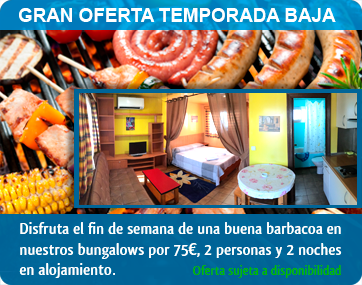 oferta barbacoa bungalows